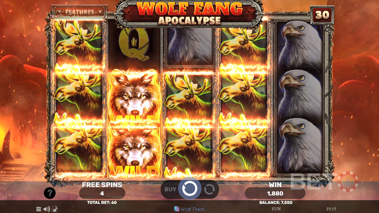 Đánh giá Wolf Fang - Apocalypse của BETO Slots