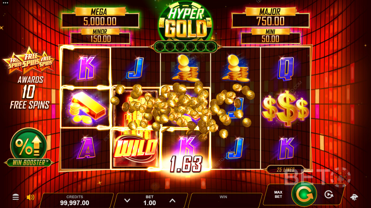 Bạn có thể thắng gấp 12.500 lần tiền cược của mình trong Hyper Gold