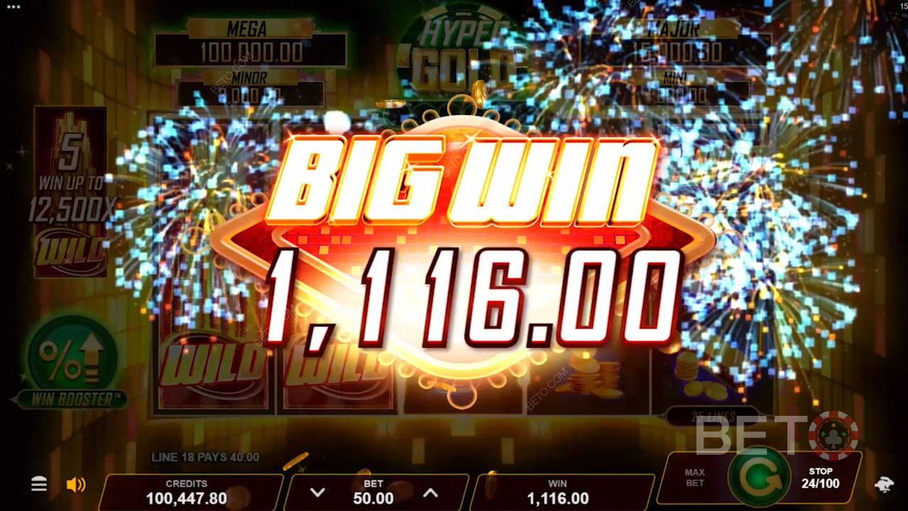 Mega Jackpot có thể khiến bạn giành chiến thắng cao gấp 5.000 lần tiền cược của bạn
