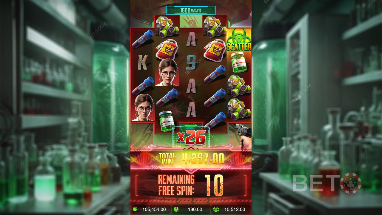 Giải thích về các tính năng thưởng trong Zombie Outbreak của PG Soft