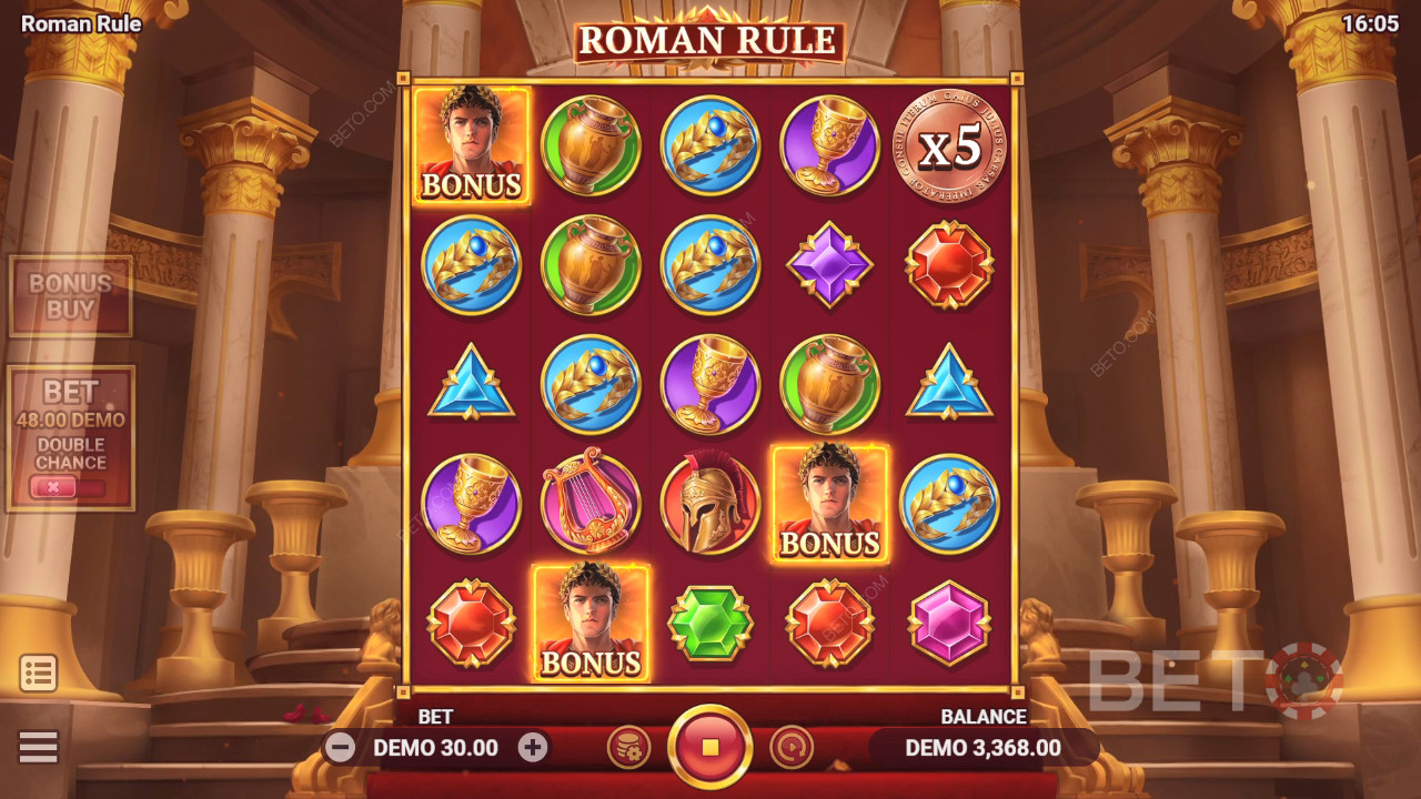 Đánh giá Roman Rule của BETO Slots