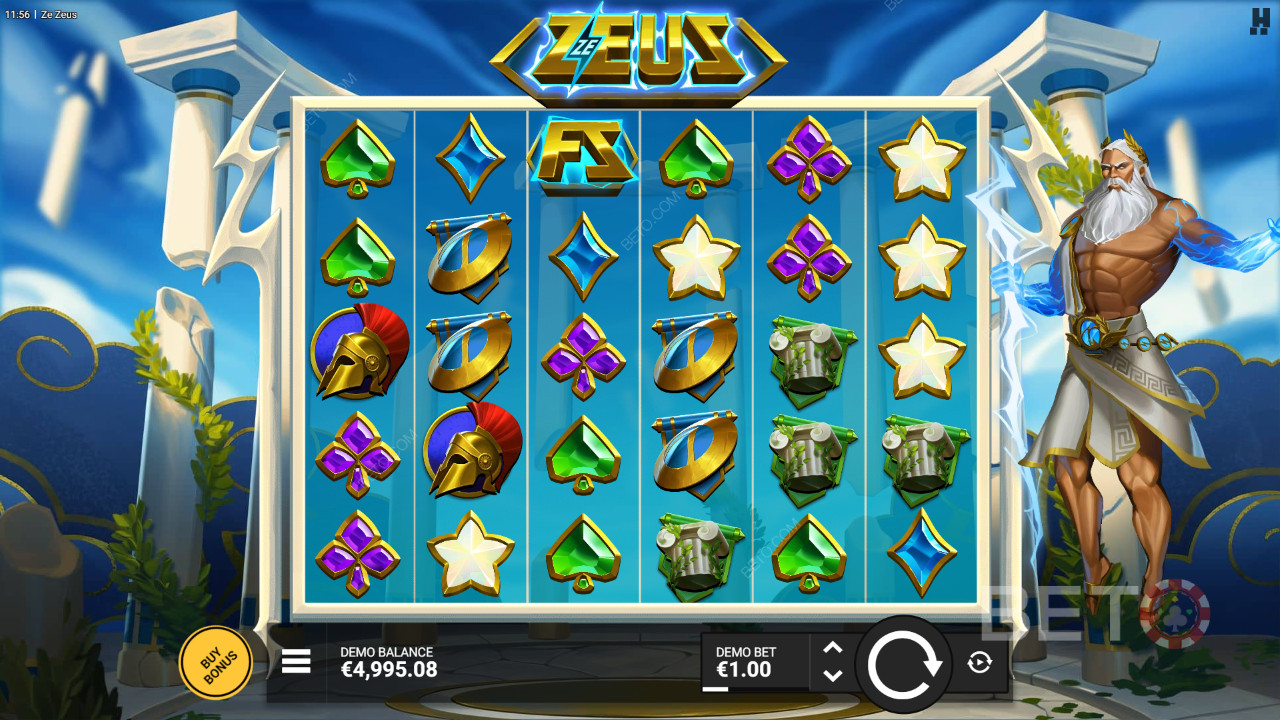 Hướng dẫn cách chơi Ze Zeus của Hacksaw Gaming