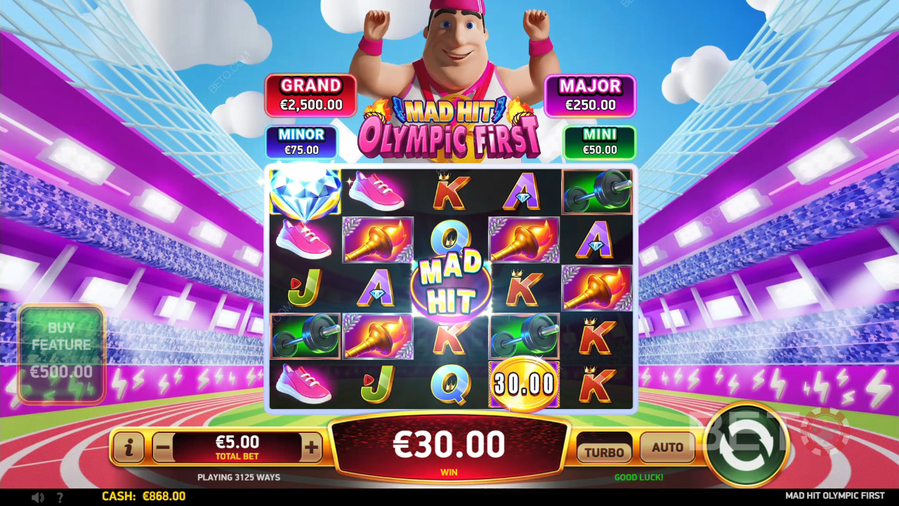 Đánh giá đầu tiên về Mad Hit Olympic của BETO Slots