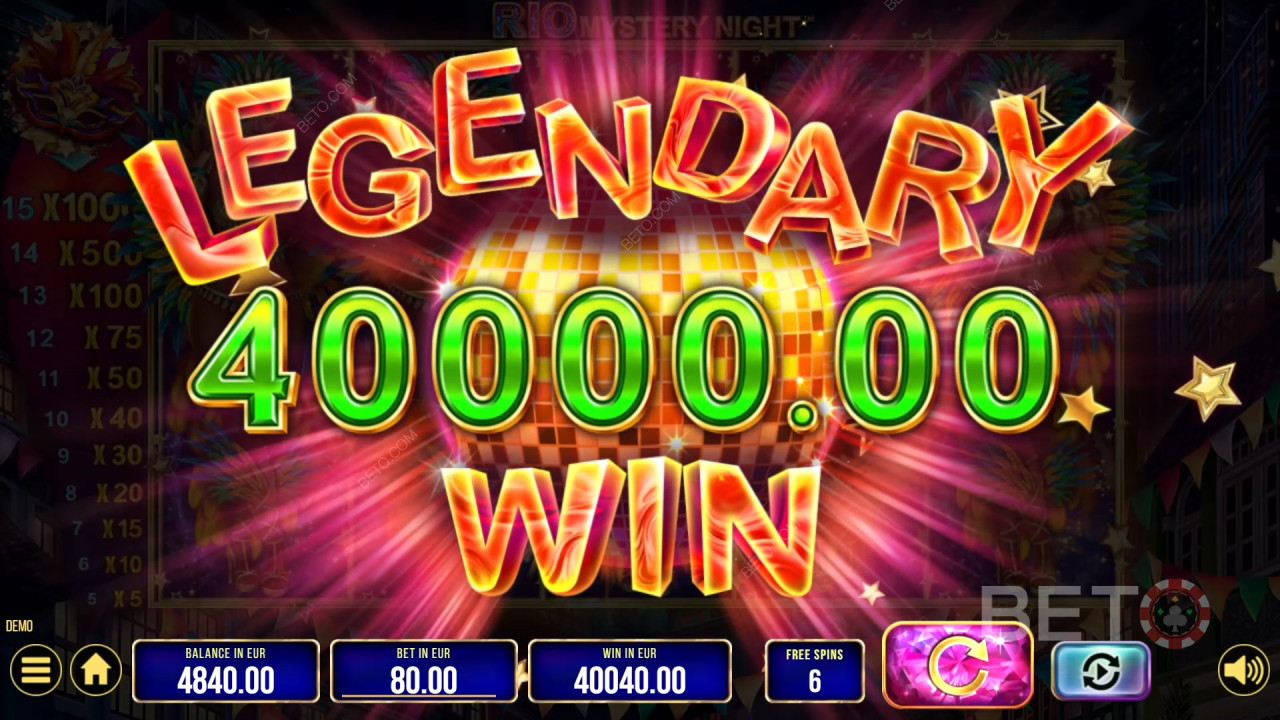 Đánh giá Rio Mystery Night của BETO Slots