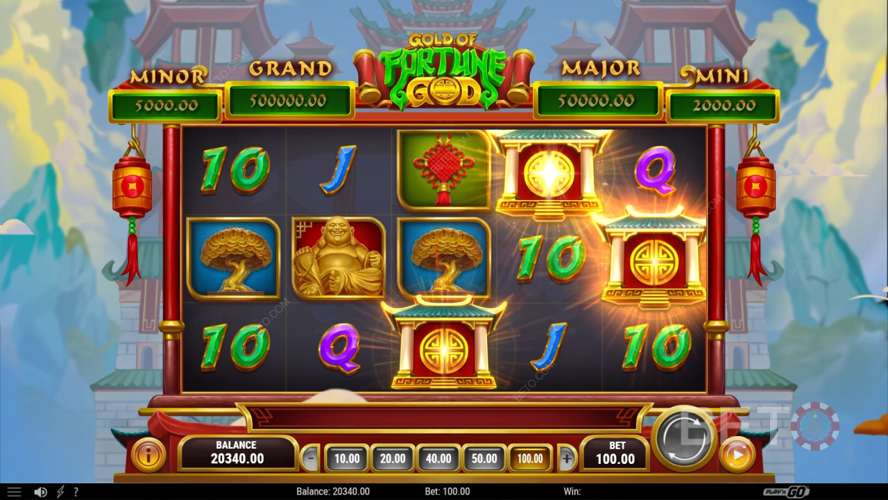 Đánh giá Gold of Fortune God của BETO Slots