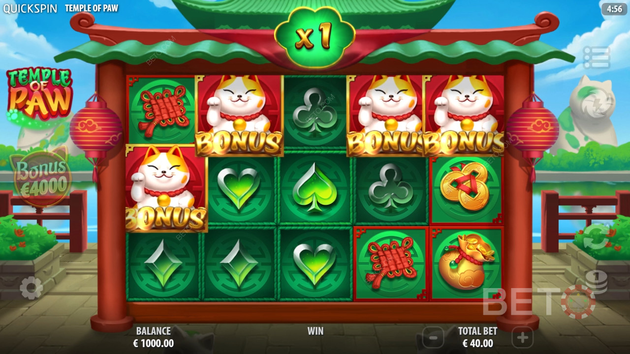 Đánh giá Temple of Paw của BETO Slots