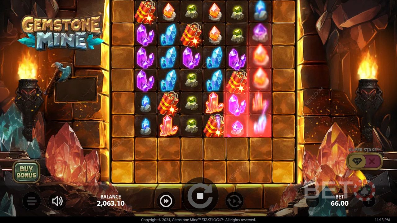 Đánh giá Gemstone Mine của BETO Slots