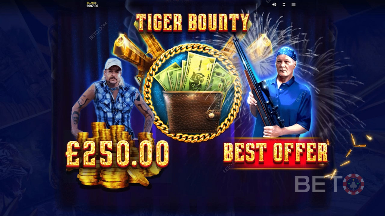 Phần thưởng Tiger Bounty trong Joe Exotic