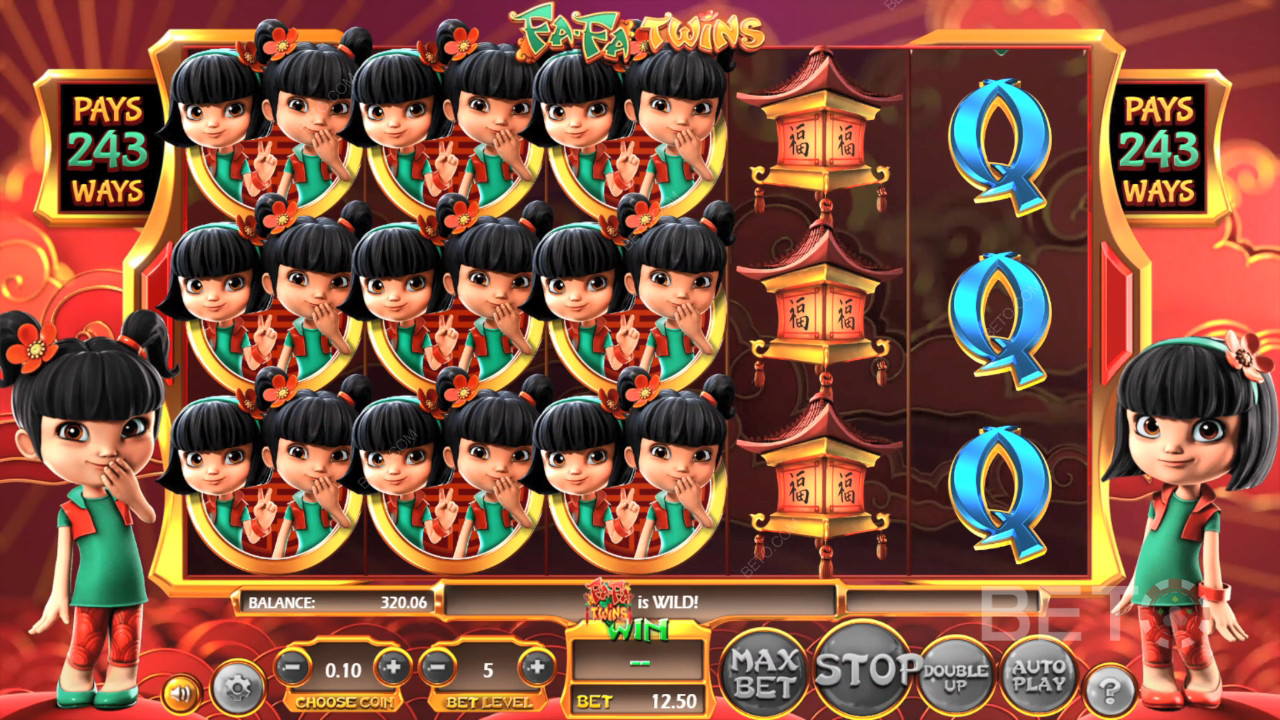 Đánh giá Fa Fa Twins của BETO Slots