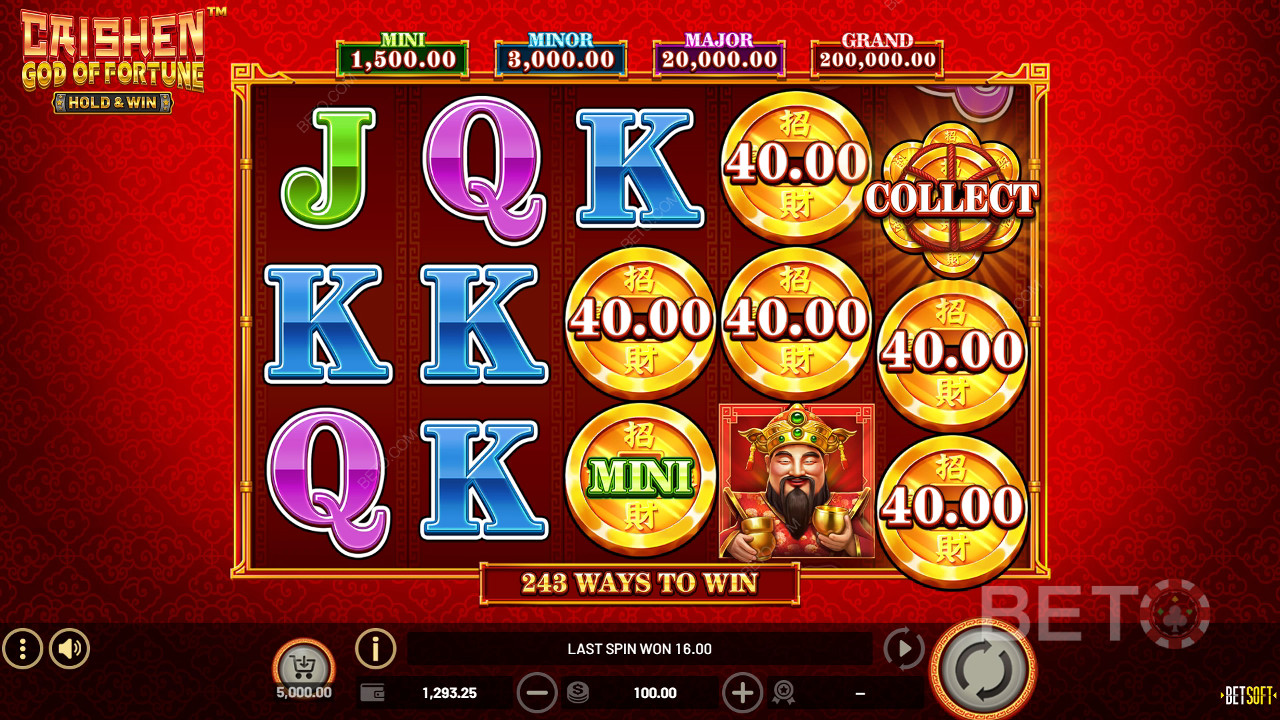 Đánh giá Caishen God of Fortune của BETO Slots