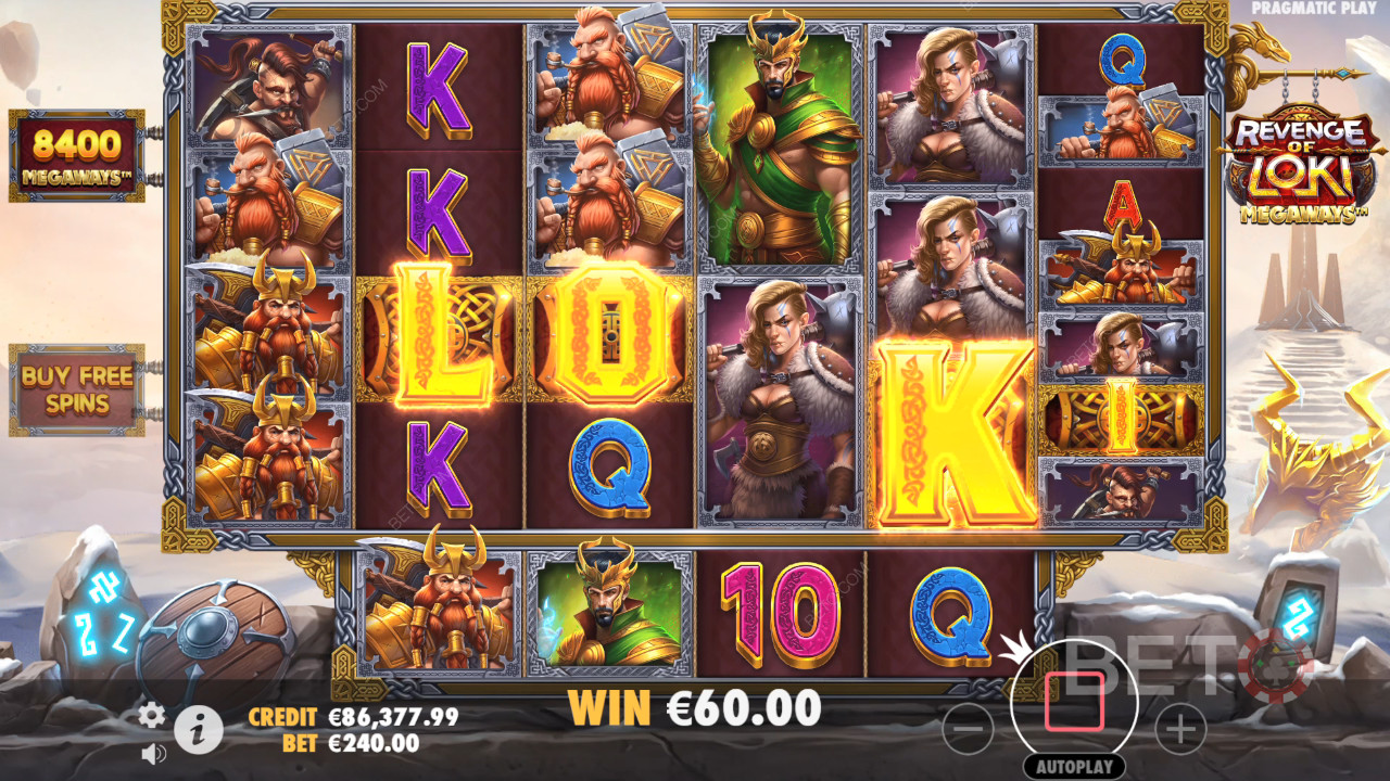 Đánh giá Revenge of Loki Megaways của BETO Slots