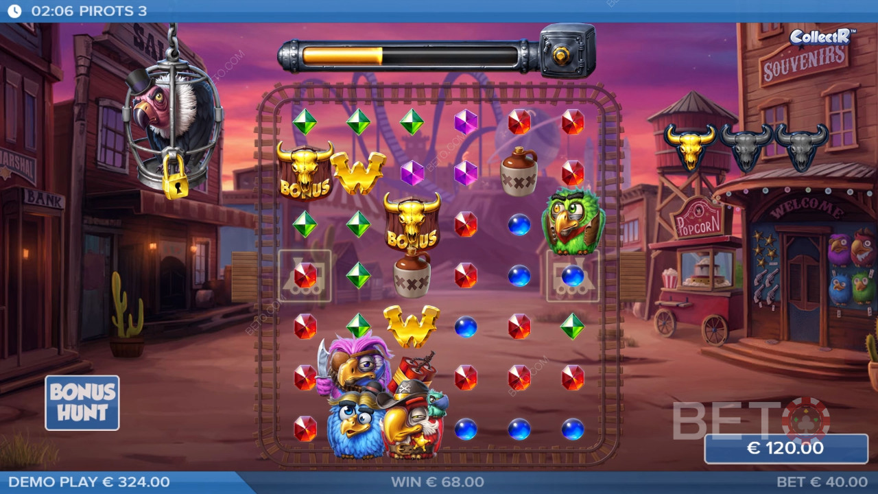 Đánh giá Pirots 3 của BETO Slots