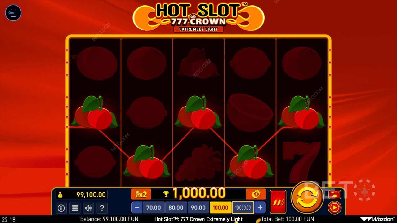 Hot Slot: Đánh giá 777 Crown Extremely Light của BETO Slots