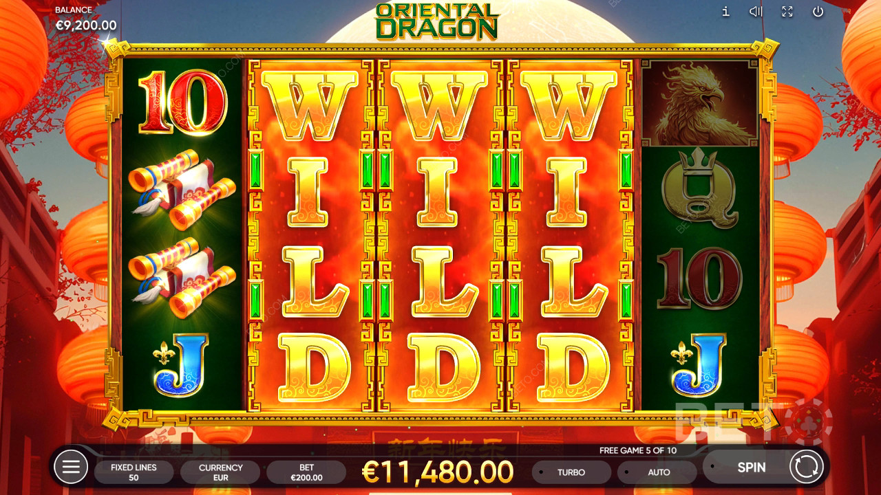 Đánh giá Oriental Dragon của BETO Slots