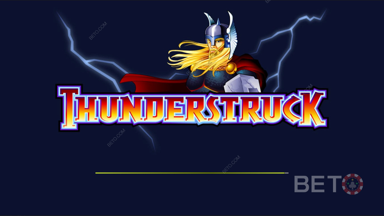 Màn hình giới thiệu theo chủ đề tối của Thunderstruck