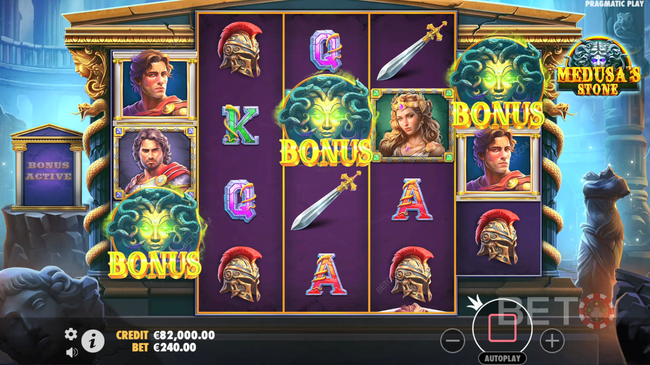 Đánh giá về hòn đá Medusa của BETO Slots