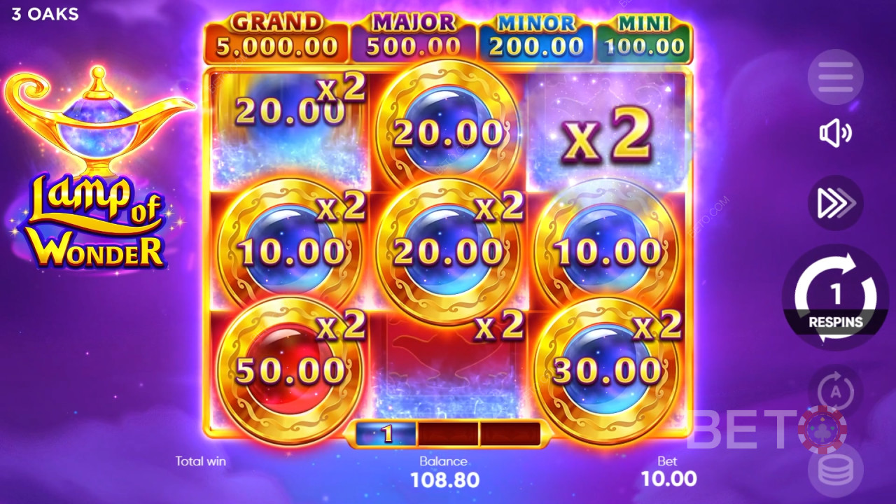Đánh giá Lamp of Wonder của BETO Slots