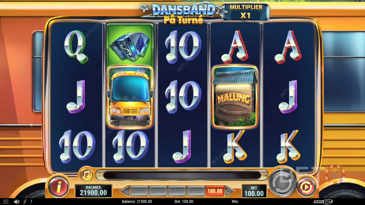 Đánh giá Dansband På Turné của BETO Slots