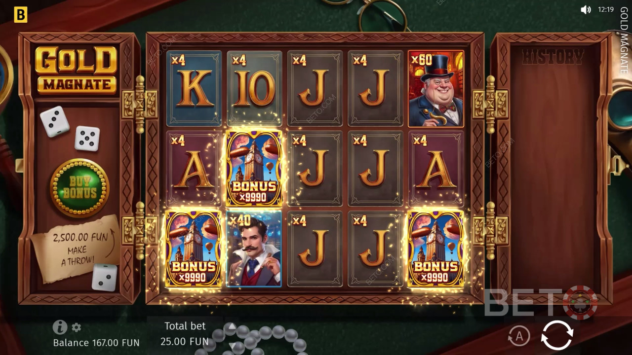 Đánh giá Gold Magnate của BETO Slots