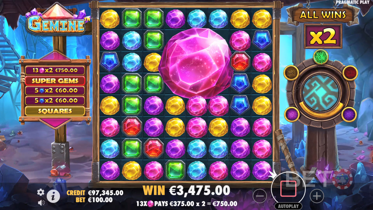 Đánh giá Gemine của BETO Slots