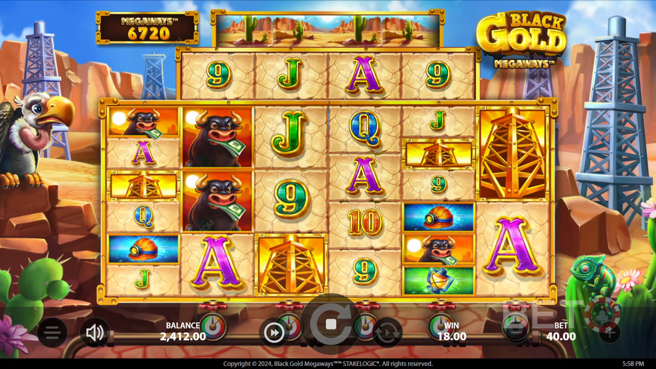 Đánh giá Black Gold Megaways của BETO Slots