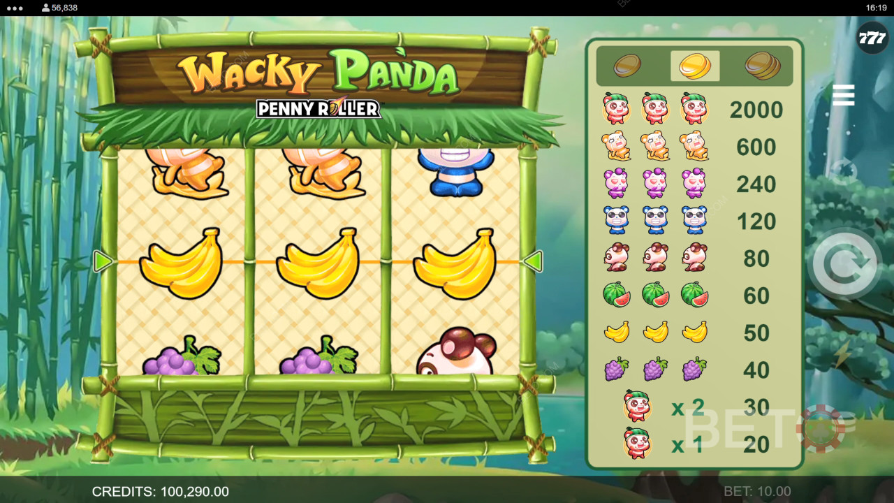 Đánh giá Wacky Panda của BETO Slots