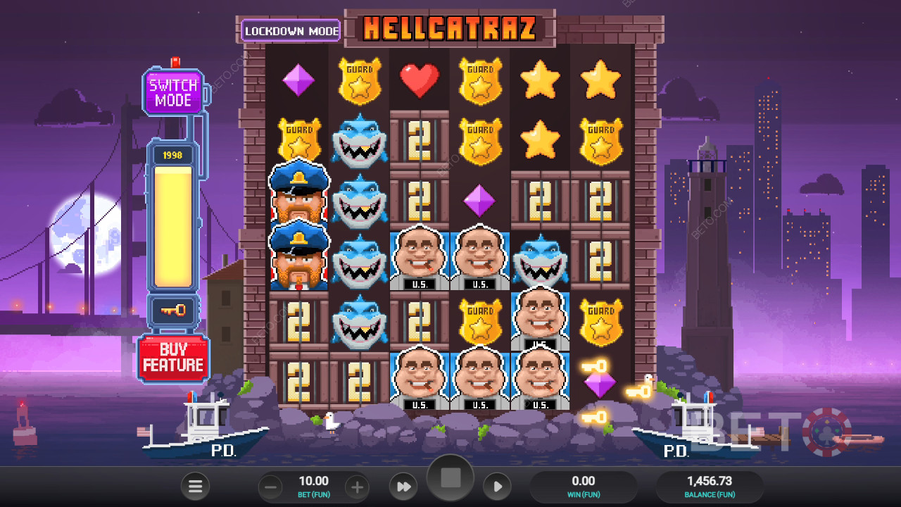 Đánh giá Hellcatraz của BETO Slots