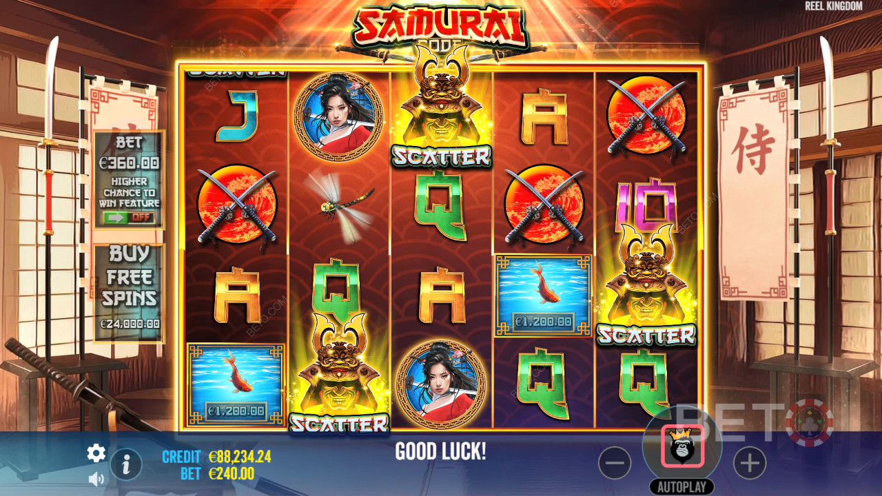 Đánh giá Samurai Code của BETO Slots