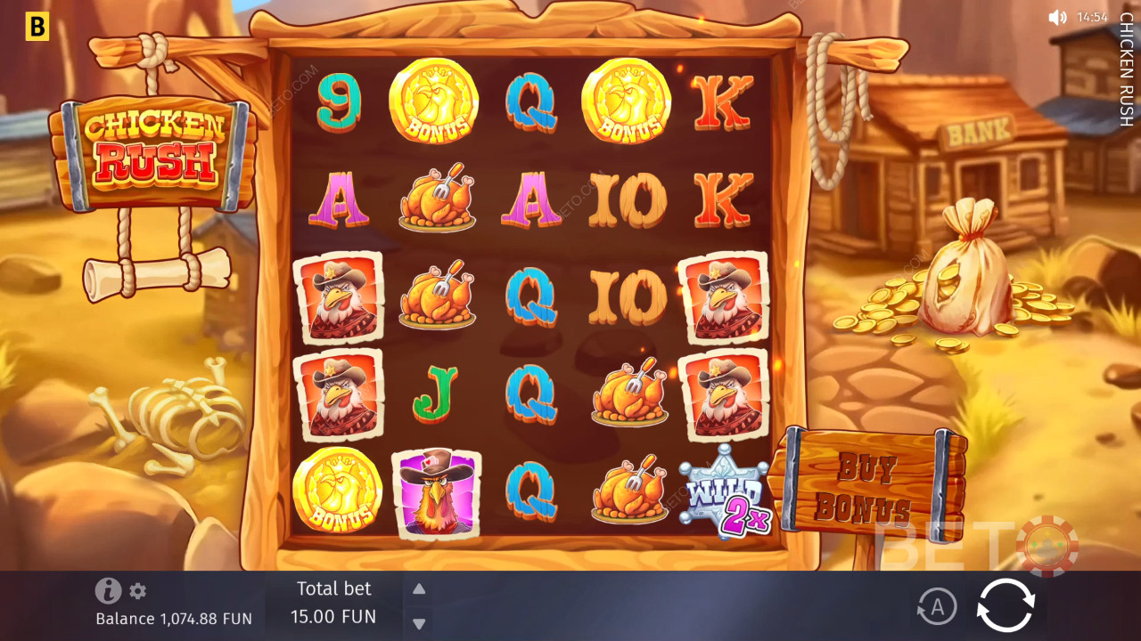 Đánh giá Chicken Rush của BETO Slots