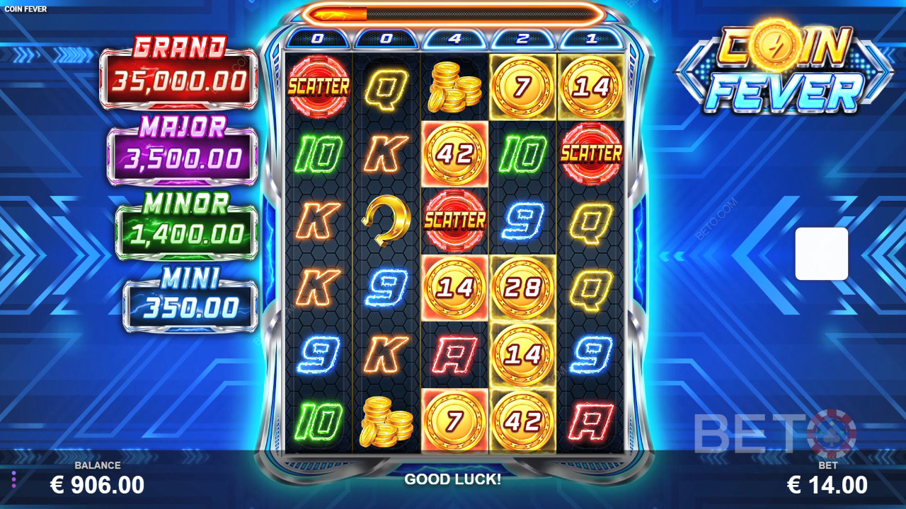 Đánh giá Coin Fever của BETO Slots
