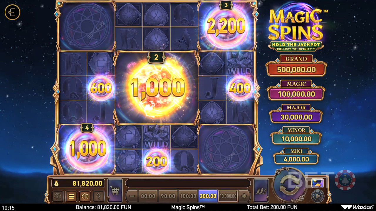 Đánh giá Magic Spins của BETO Slots