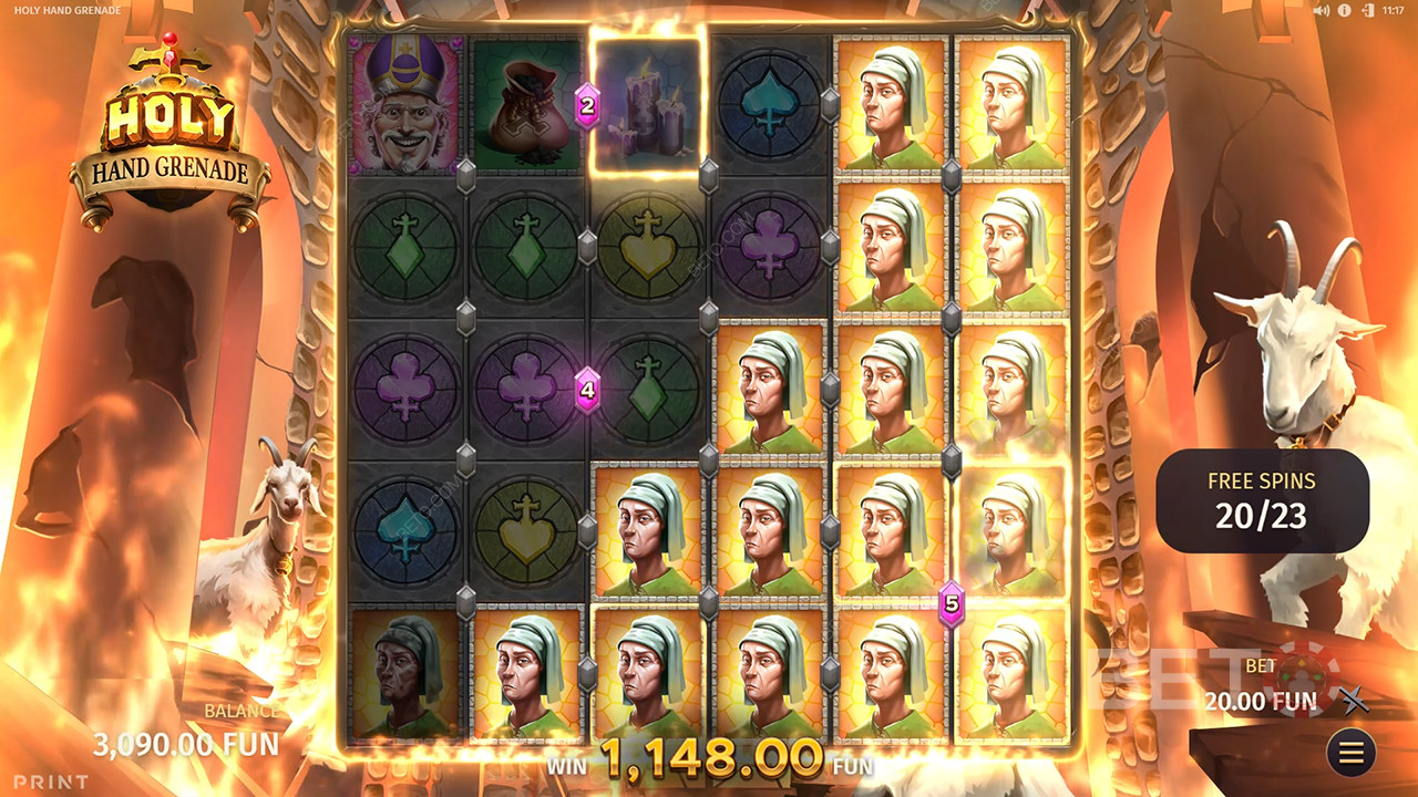 Đánh giá Holy Hand Grenade của BETO Slots