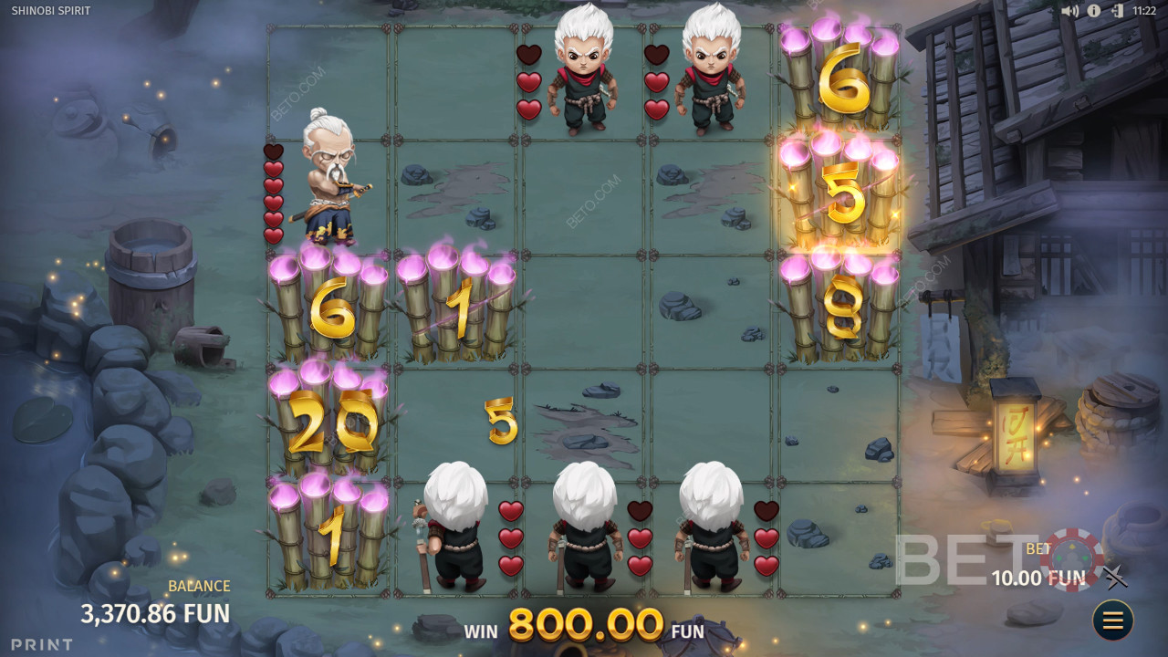Đánh giá Shinobi Spirit của BETO Slots