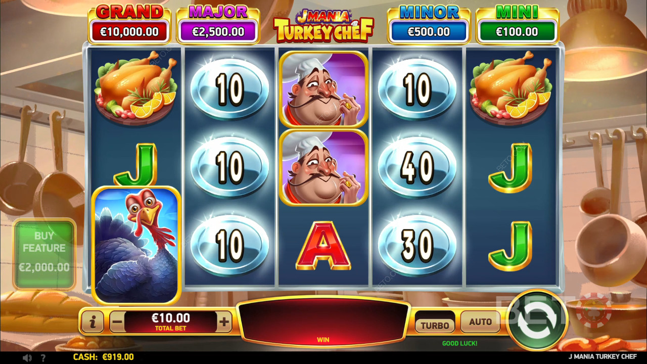 Đánh giá J Mania Turkey Chef của BETO Slots