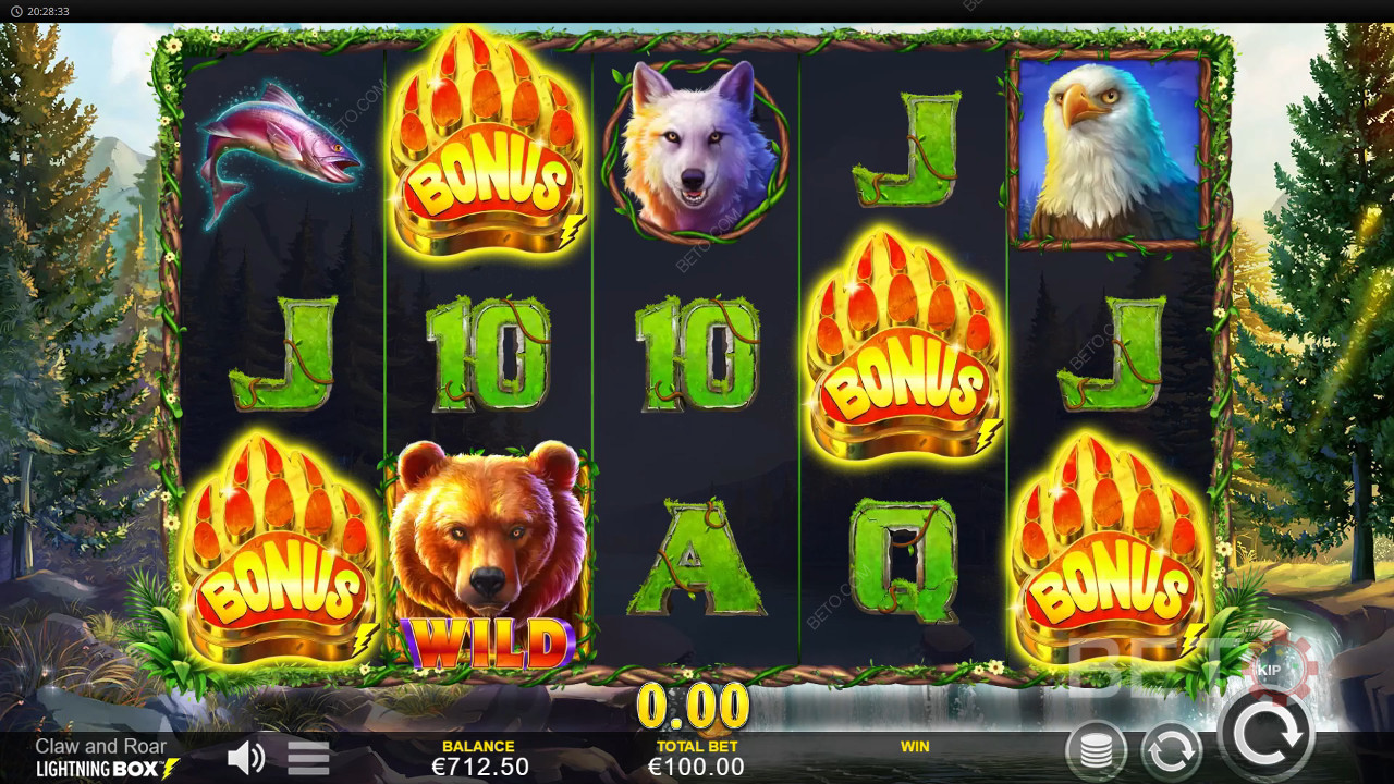 Đánh giá Claw and Roar của BETO Slots