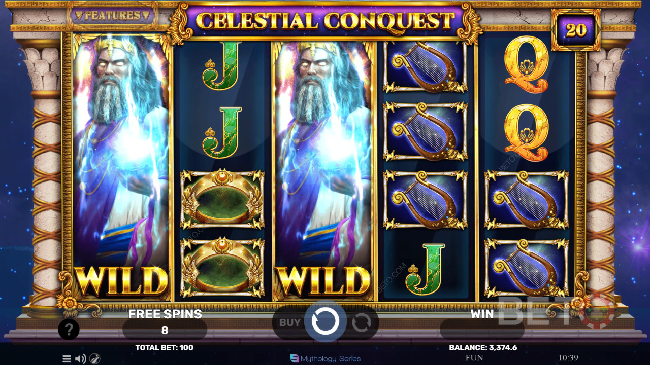 Đánh giá Celestial Conquest của BETO Slots