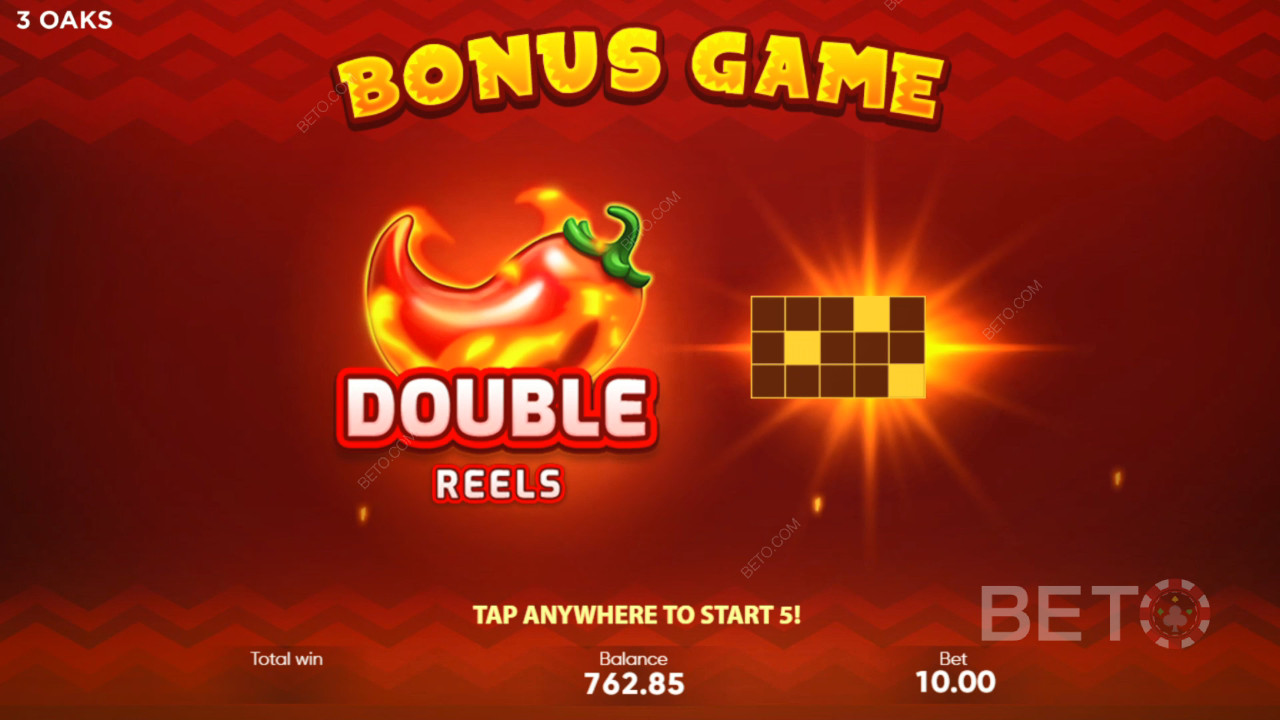 Các tính năng thưởng được giải thích trong 3 Hot Chillies của 3 Oaks Gaming