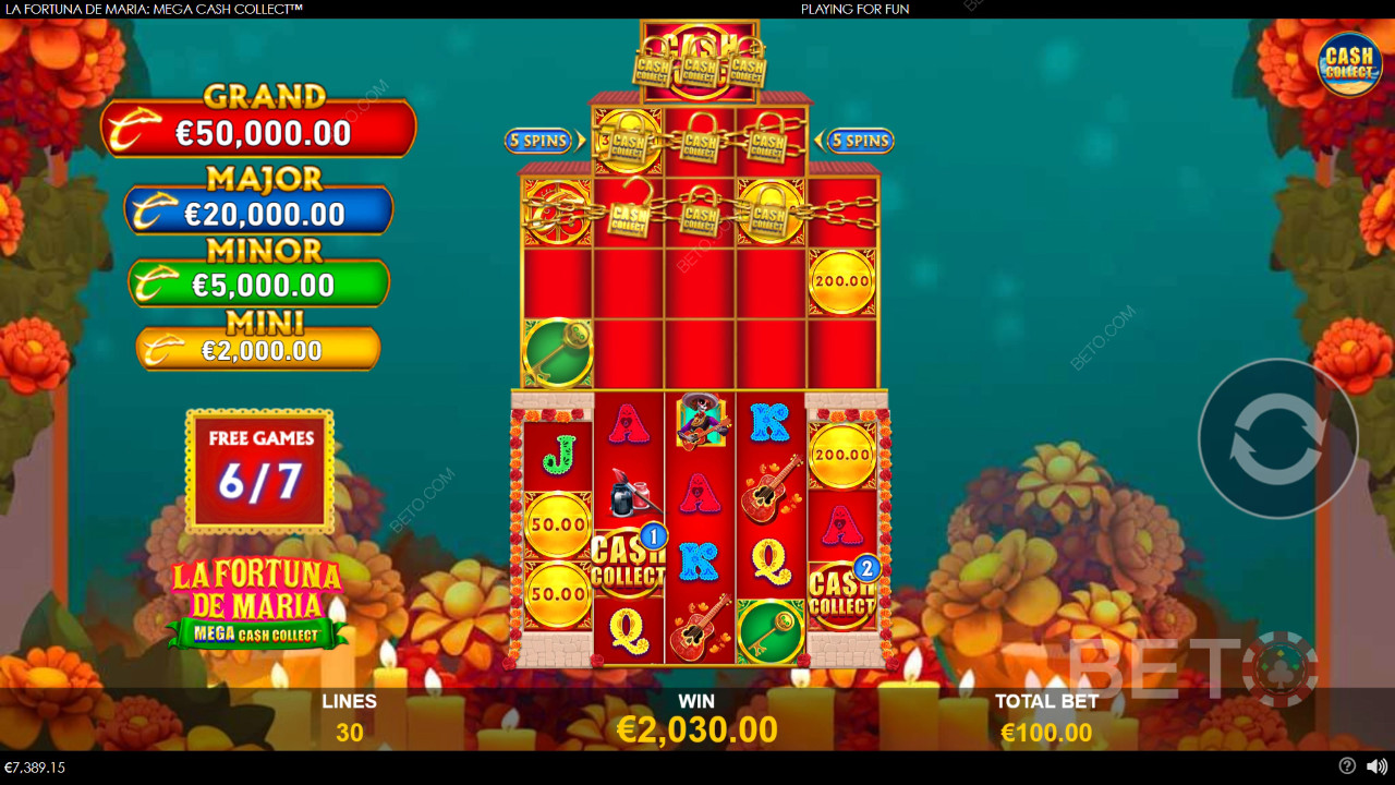 La Fortuna de Maria: Đánh giá thu thập tiền mặt lớn của BETO Slots