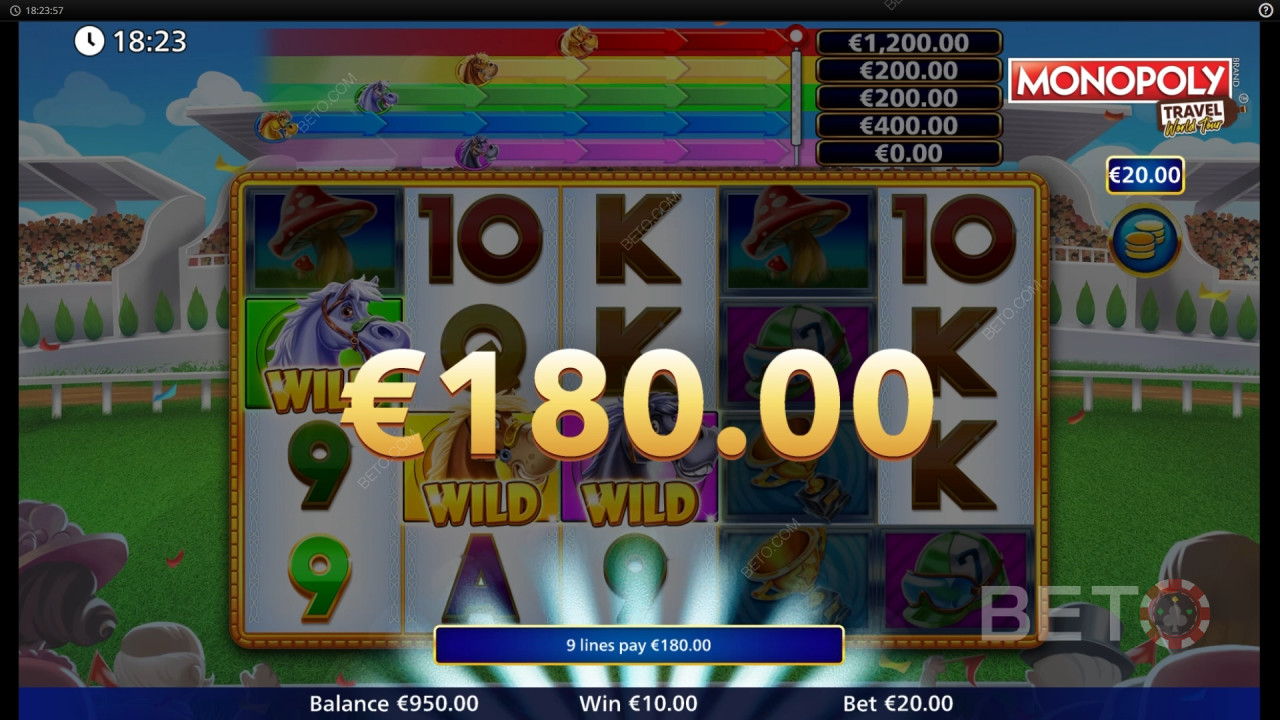 Đánh giá Monopoly Travel World Tour của BETO Slots