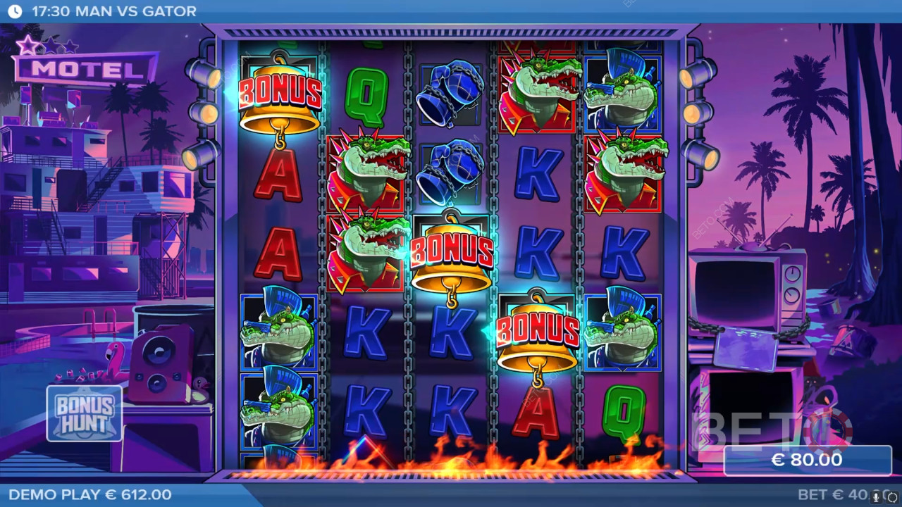 Đánh giá Man vs Gator của BETO Slots