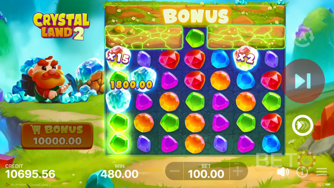 Đánh giá Crystal Land 2 của BETO Slots