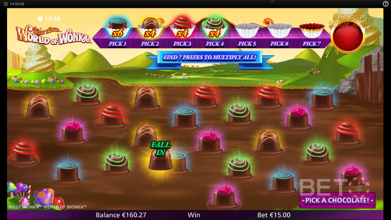 Đánh giá World of Wonka của BETO Slots