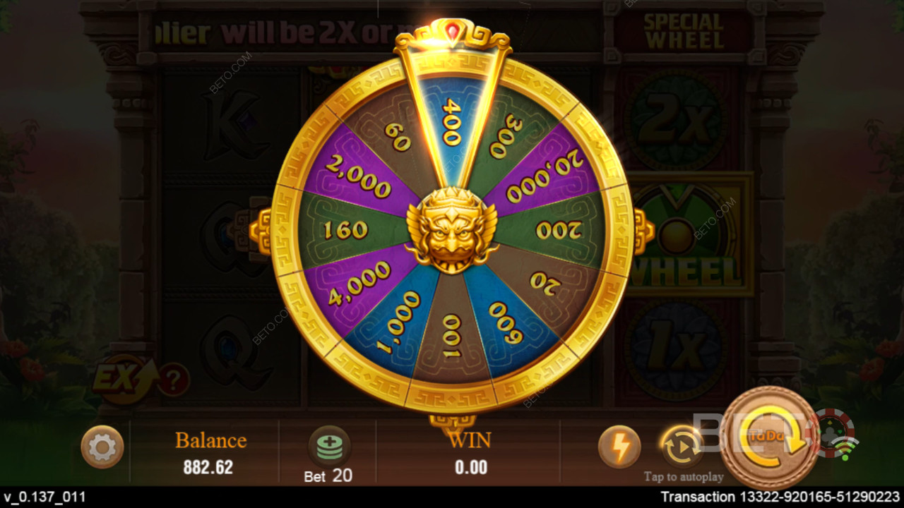 Giải thích về các tính năng thưởng trong Fortune Gems 2 của TaDa Gaming