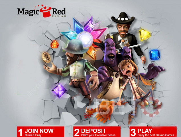 Sòng bạc Magic Red - sòng bạc trực tuyến vui nhộn và giải trí