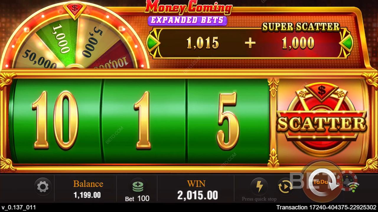 Money Coming Expanded Bets Chơi Miễn Phí