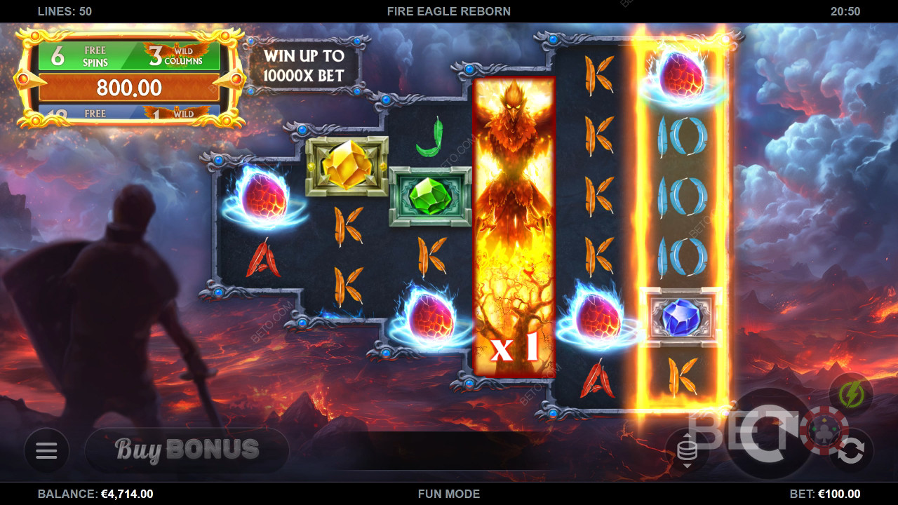 Đánh giá Fire Eagle Reborn của BETO Slots