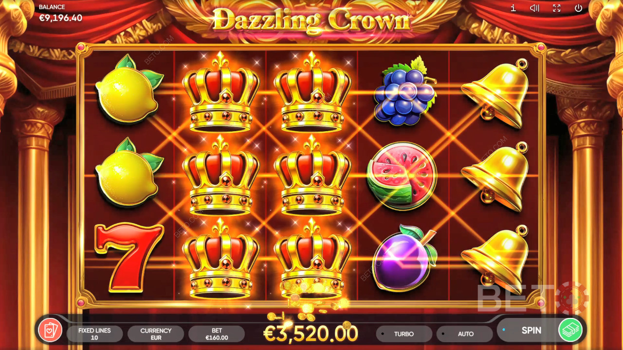 Đánh giá Dazzling Crown của BETO Slots