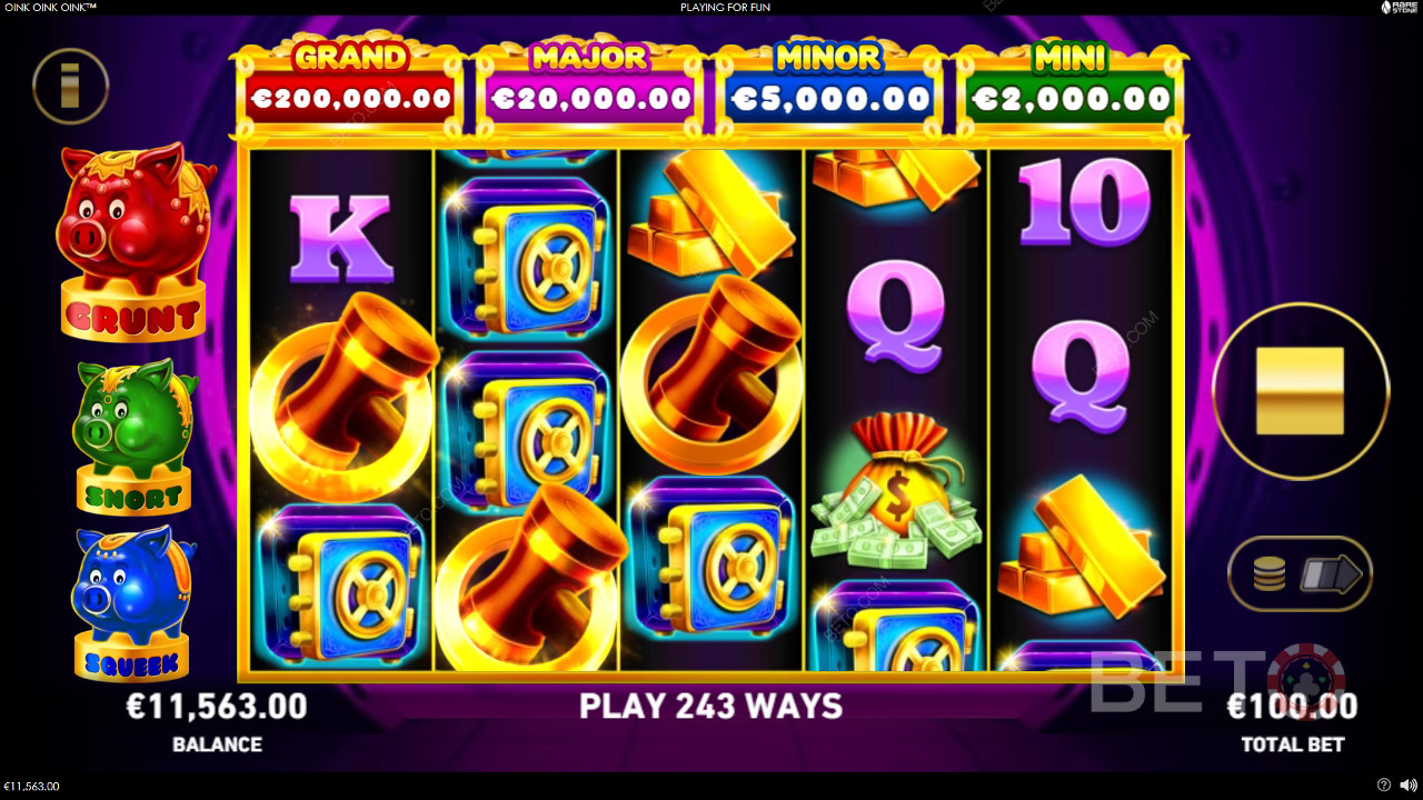 Đánh giá Oink Oink Oink của BETO Slots