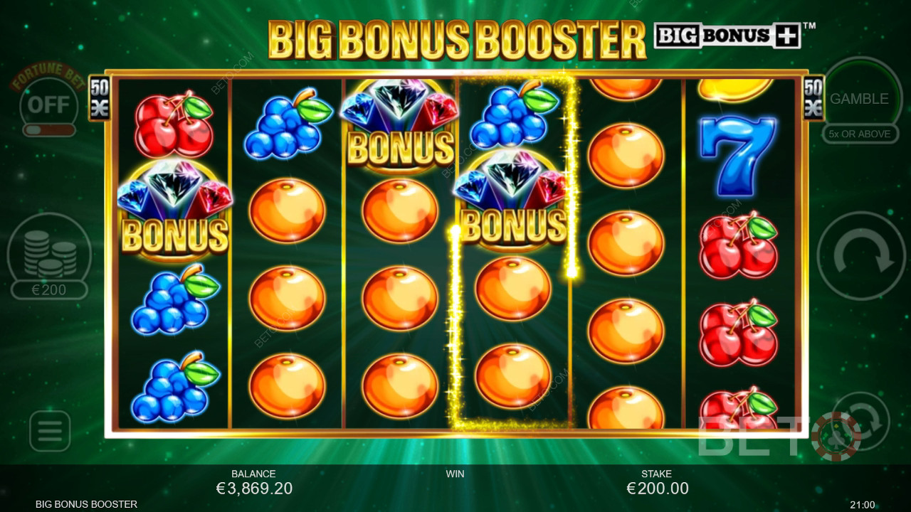 Đánh giá Big Bonus Booster của BETO Slots