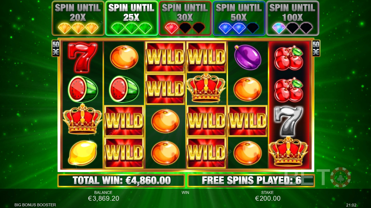 Cách chơi Big Bonus Booster của Inspired Gaming